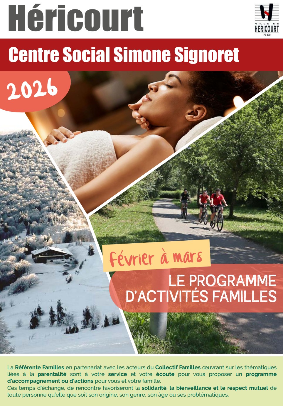 ACTIVIT&Eacute;S FAMILLES - FEVRIER &agrave; MARS 2026