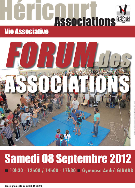 Forum des Associations : Samedi 8 Septembre